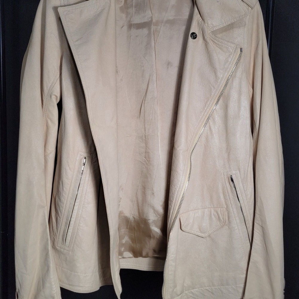 Rick Owens SS15 “Bone” Stooges leather jacket (M/L) - Picture 2 of 4
